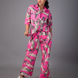 CAT IN CAIRO: LEISURE WEAR CO-ORD SET WITH POCKET PANTS