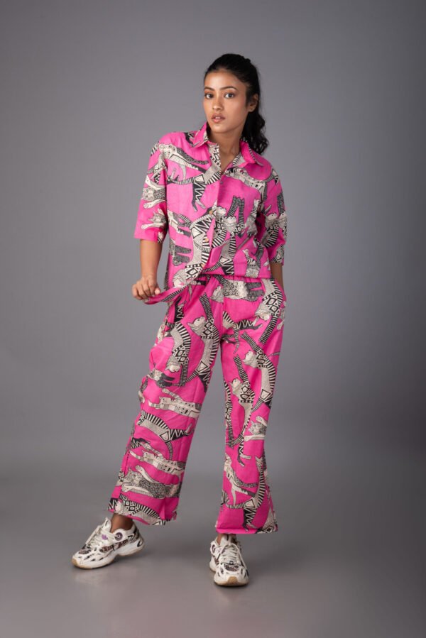 CAT IN CAIRO: LEISURE WEAR CO-ORD SET WITH POCKET PANTS